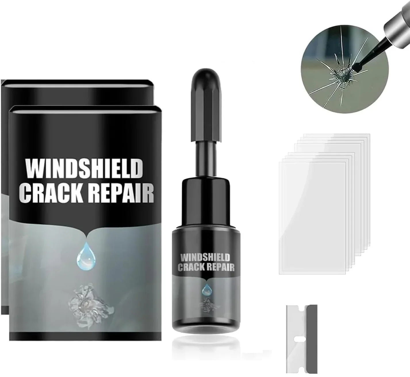 Glass Repair Kit (Pack of 2)