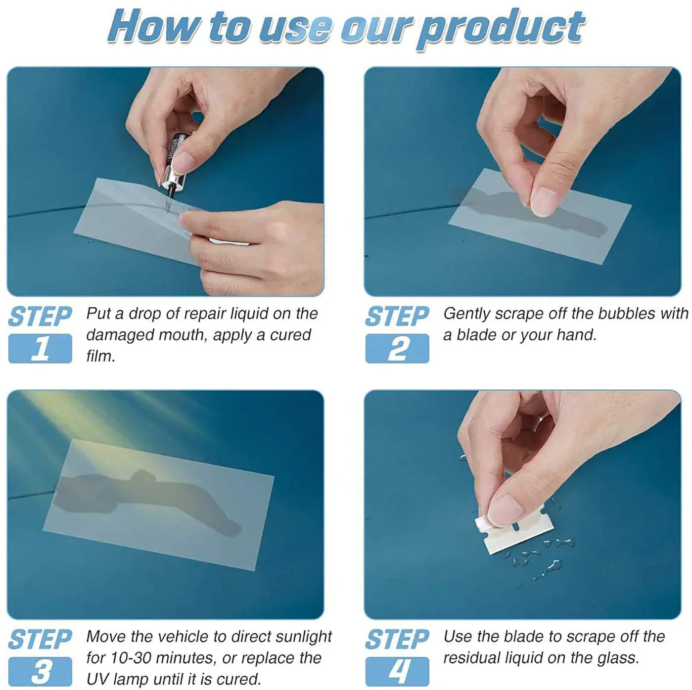 Glass Repair Kit (Pack of 2)
