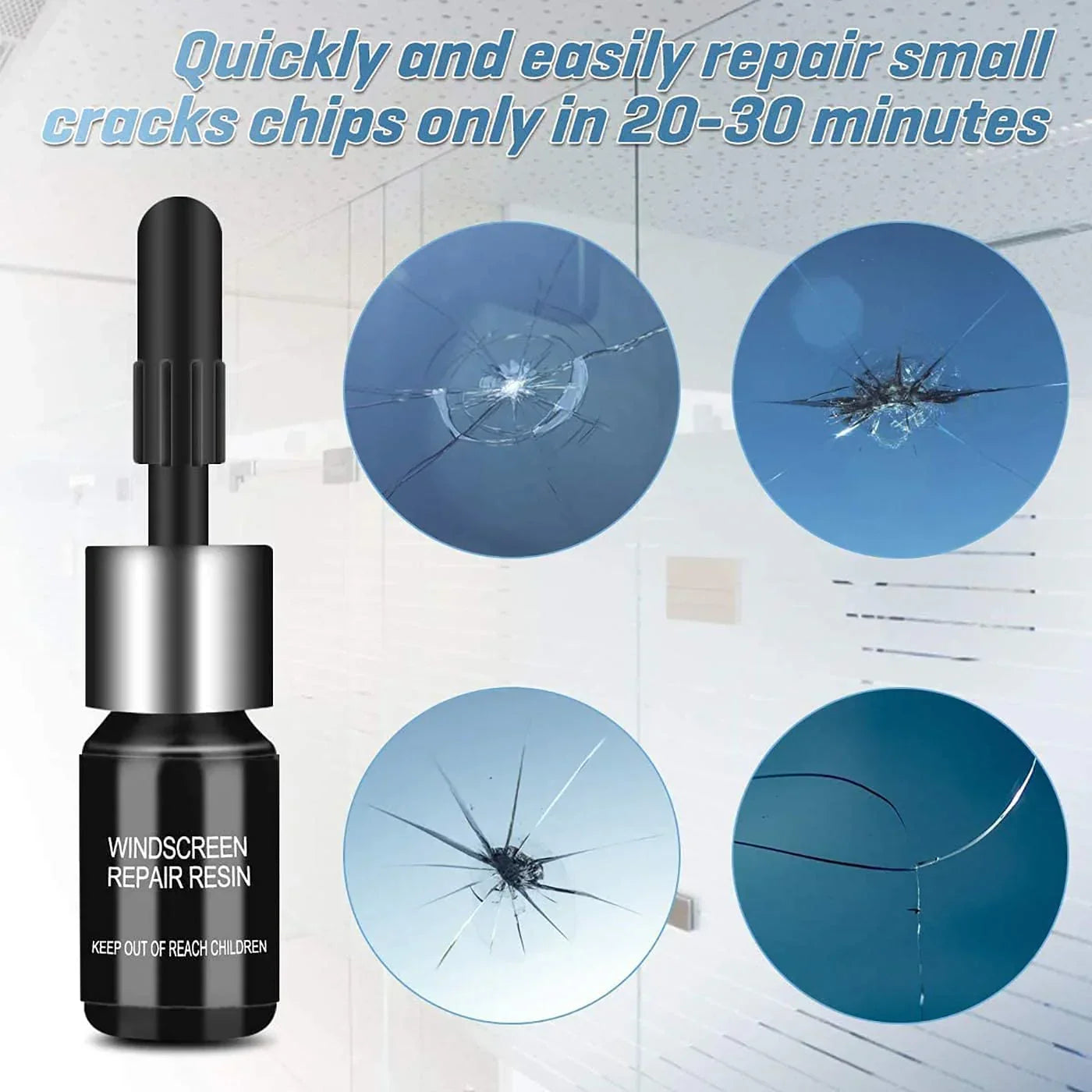 Glass Repair Kit (Pack of 2)
