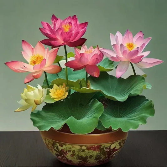 🌸 Premium Organic Japanese Bonsai Lotus Seeds - High Fragrance 🌸